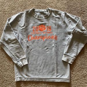 Clemson 2018 National Champions Corduroy Sweatshirt